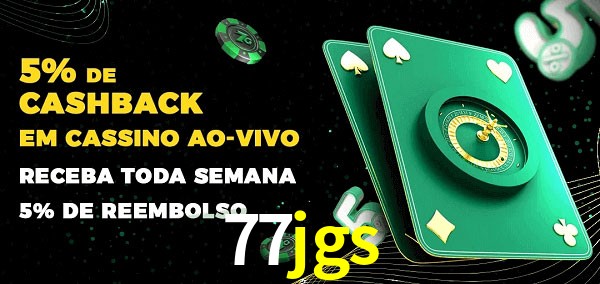 Promoções do cassino ao Vivo 77jgs